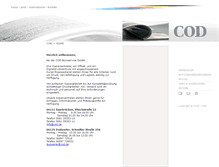 Tablet Screenshot of cod.de