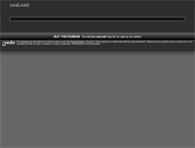 Tablet Screenshot of cod.net