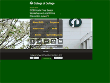 Tablet Screenshot of cod.edu